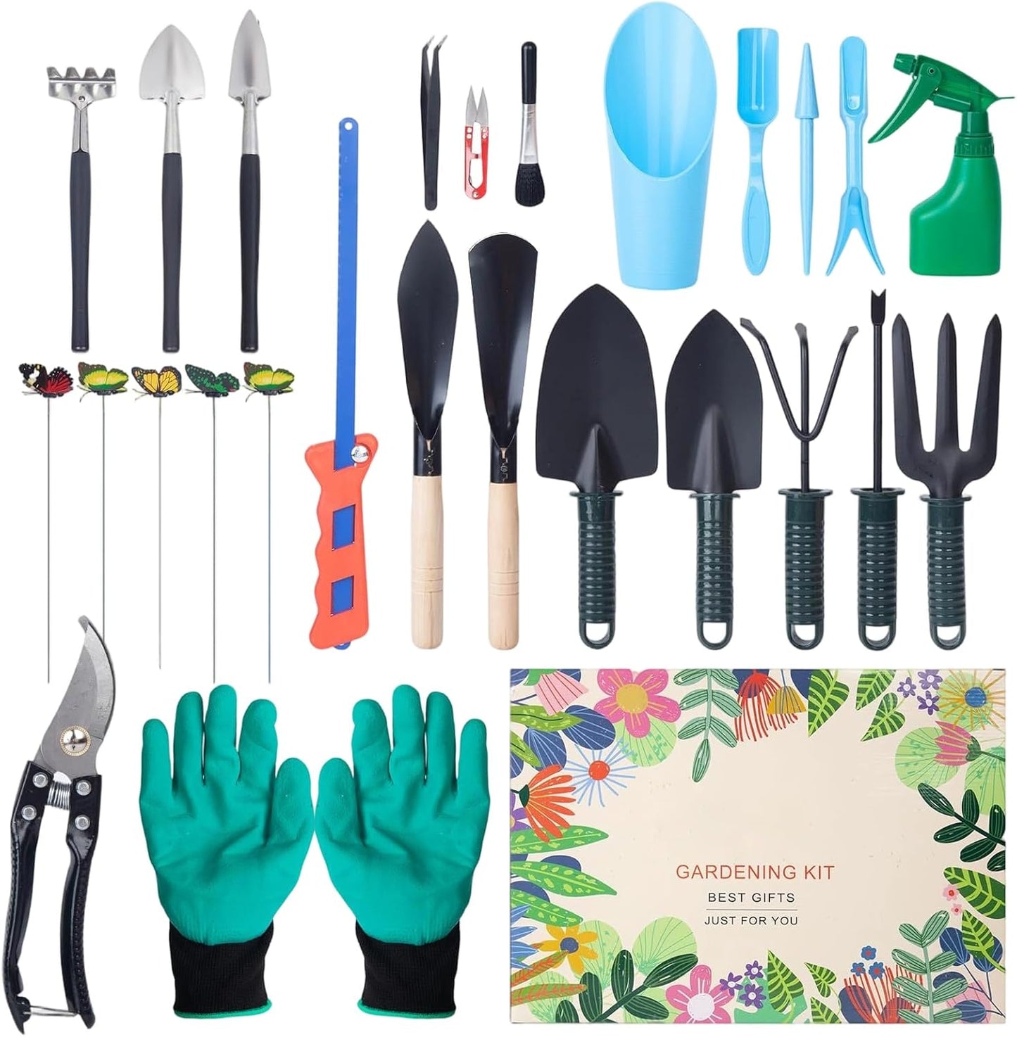 Christmas Countdown - 24 Days Collectible Tool,Rust-Proof Garden Tool 