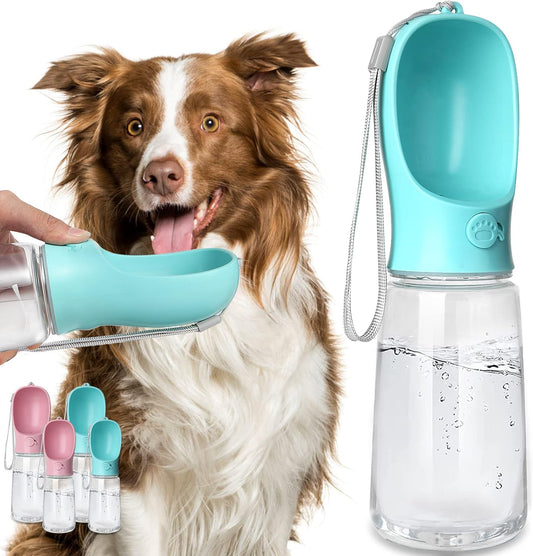 Kalimdor Dog Water Bottle, Leak Proof Portable Puppy Water Dispenser w