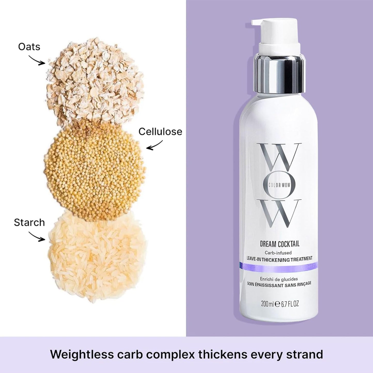 COLOR WOW Dream Cocktail Carb Infused Leave-in Treatment – Transform T