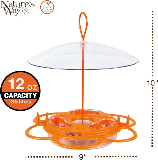 Nature's Way OFP1 All-in-One Oriole Buffet Bird Feeder, Orange
