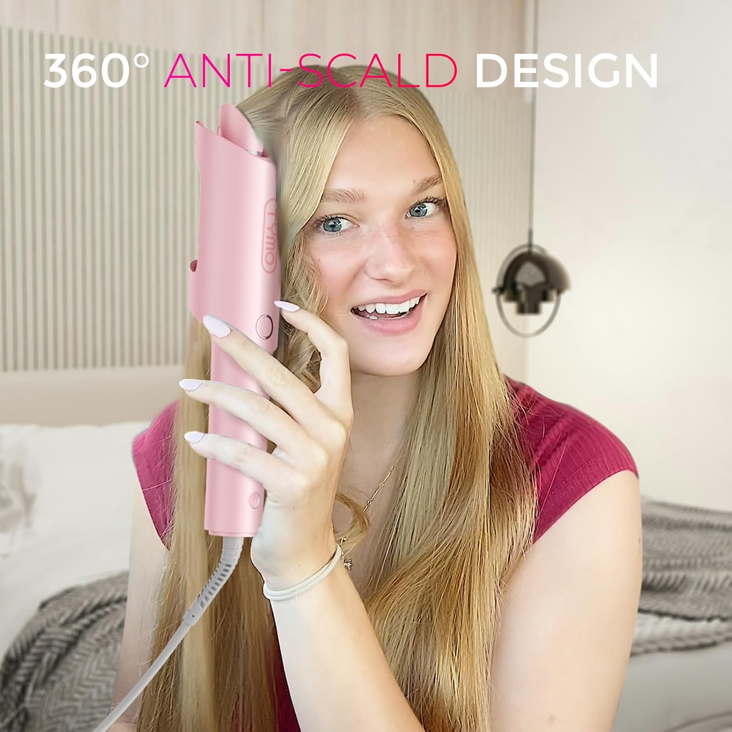 TYMO Automatic Rotating Curling Iron - TYMO CURLPRO Beach Waves Curlin