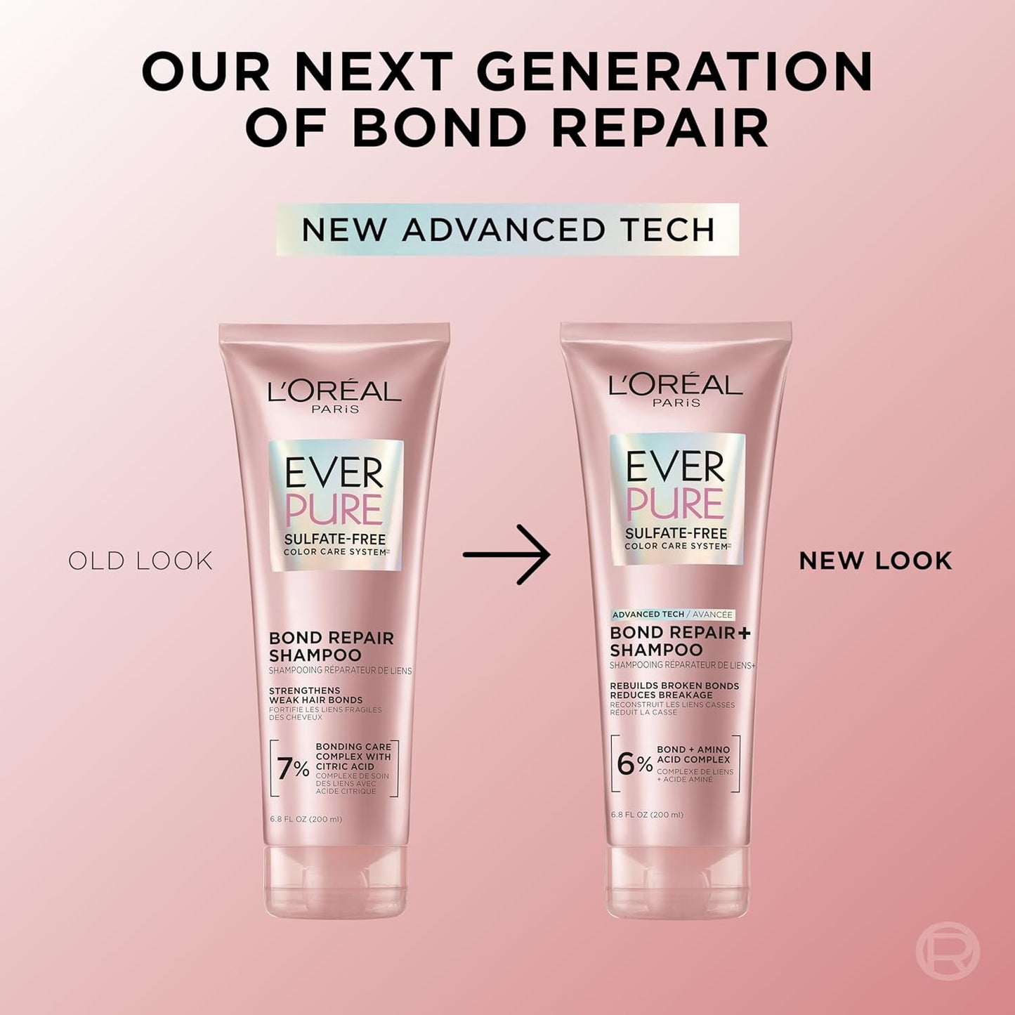 L'Oreal Paris EverPure Sulfate-Free Vegan Hair Care Kit - Shampoo and 
