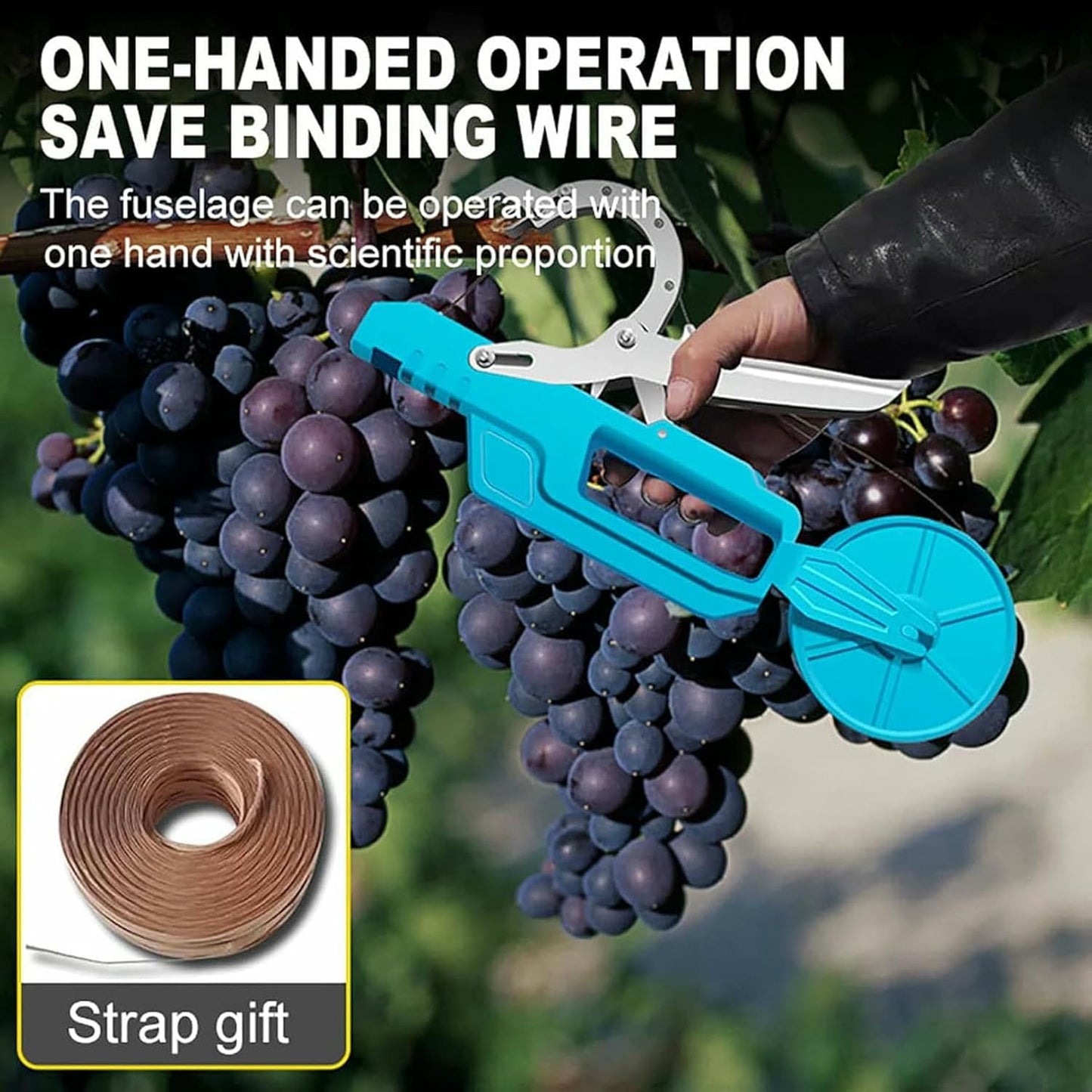 Wireless Electric Plant Tying Machine - Garden Vine Binding Tool for S
