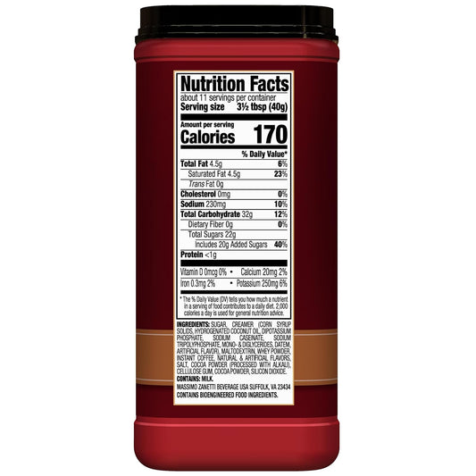 Hills Bros. Cappuccino Mix–Rich, Frothy Coffeehouse-Tasting Instant Drink Mix–Quick and Easy Preparation–Perfect for Hot & Iced Drinks & Creaming Coffee – English Toffee, 1 Pack of 16oz