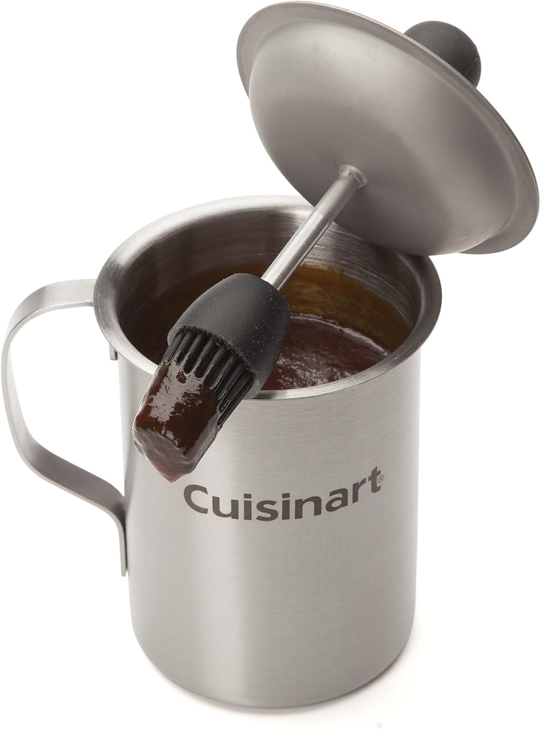 Cuisinart Sauce Pot and Basting Brush Set, 16 oz. Stainless Steel Gril