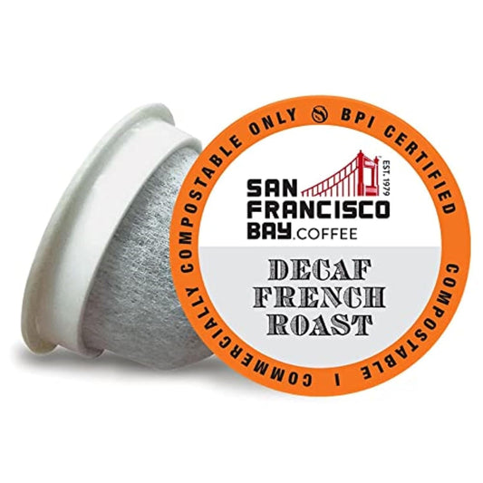 San Francisco Bay Compostable Coffee Pods - DECAF French Roast (36 Ct)