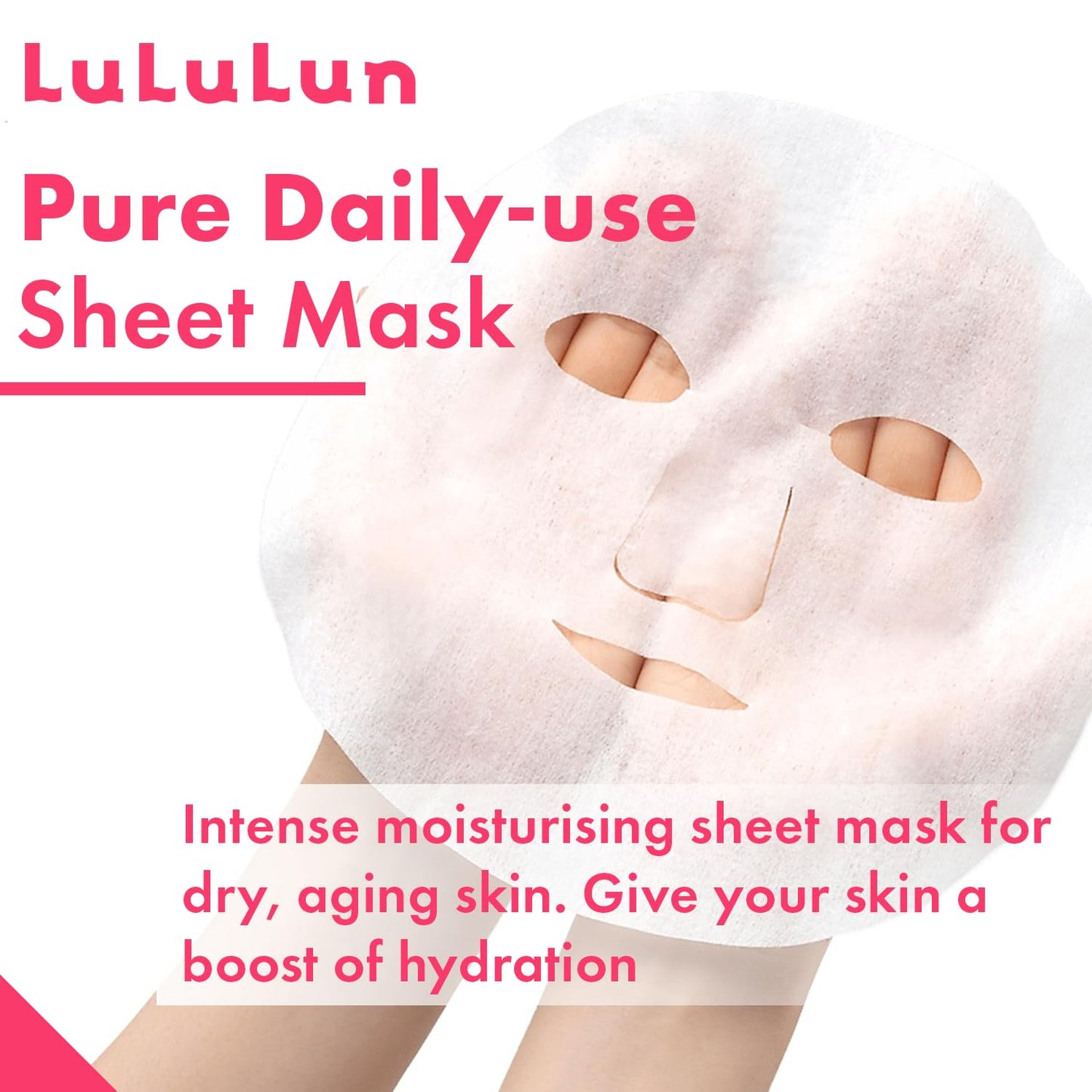 Lululun 32EA Anti Aging Face Mask for Women, Daily Face Masks Skincare