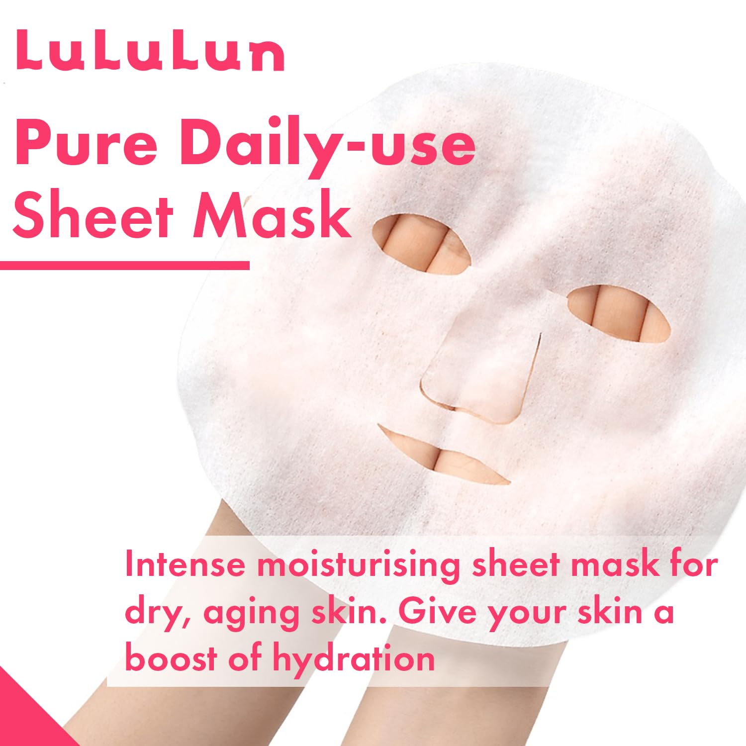 Lululun 32EA Anti Aging Face Mask for Women, Daily Face Masks Skincare