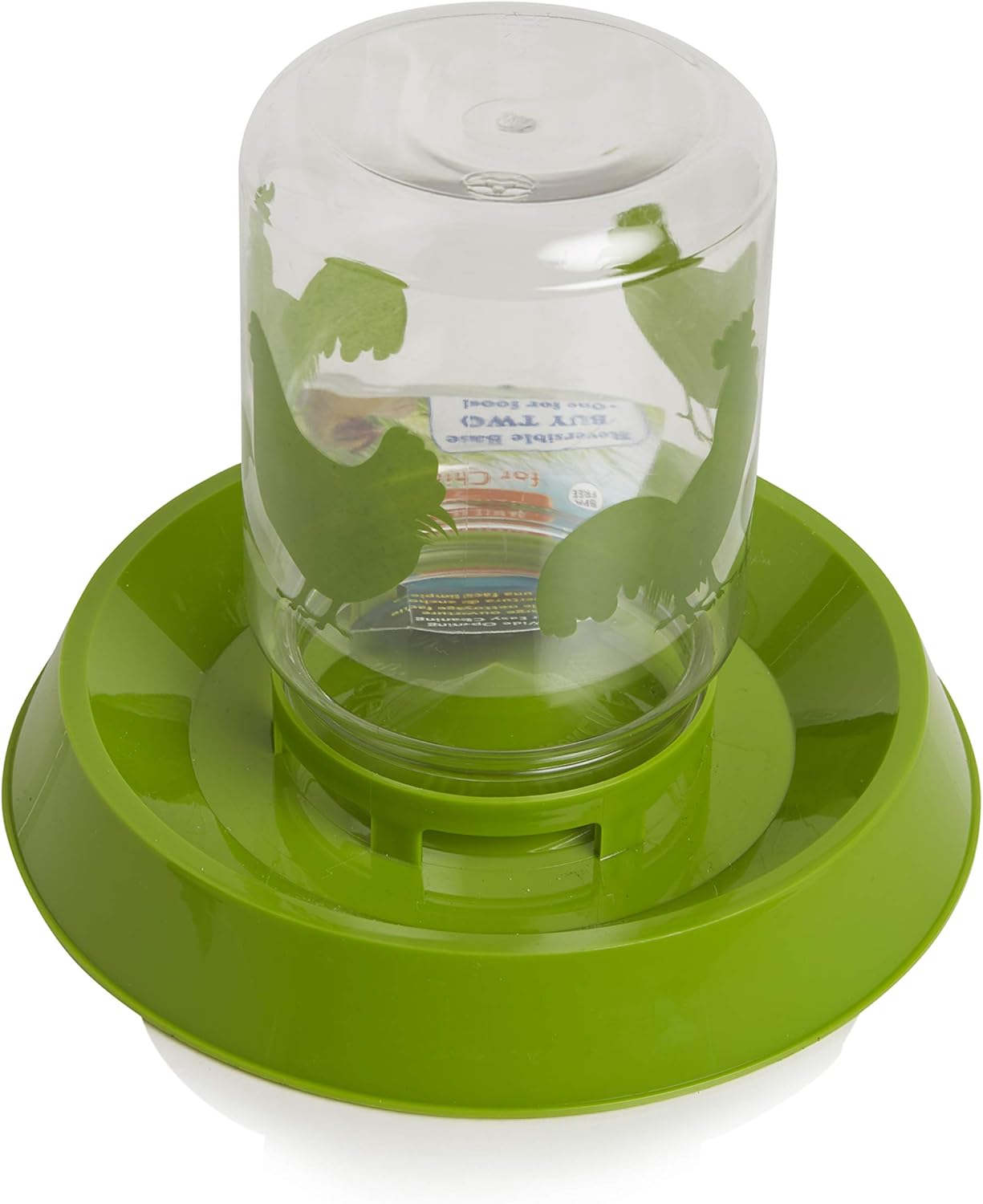 Lixit Feeder or Waterer for Chickens and Other Wildlife (64oz)