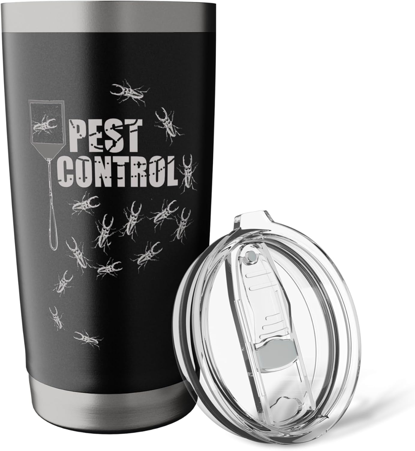 Insect Swatter Pest Control Bug Killer Exterminator Stainless Steel Insulated Tumbler