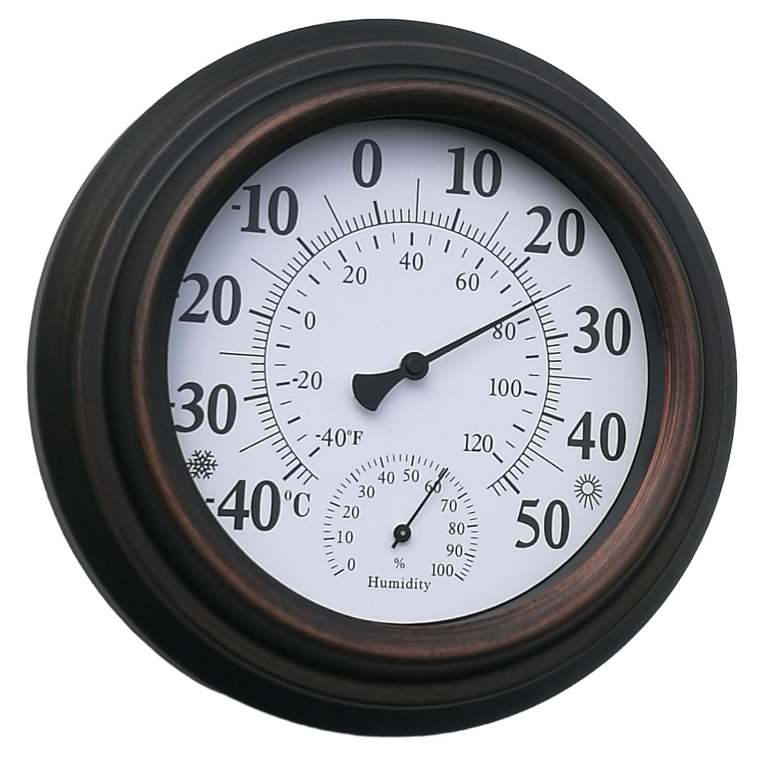 Convenient Thermometer Humidity Meter Vertical Thermometer Hygrometer 