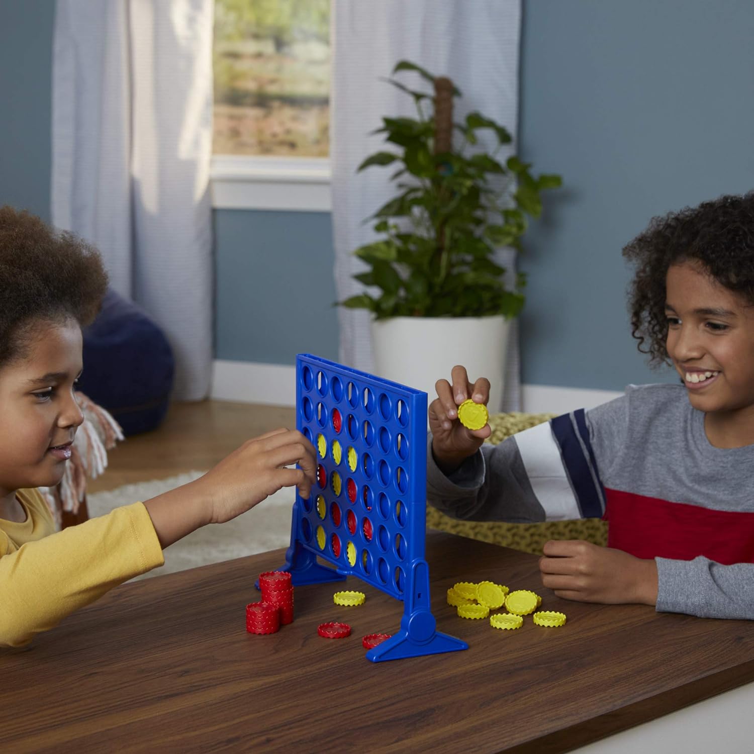 Hasbro Gaming Connect 4 Classic Grid, 4 in a Row Game, Strategy Board 