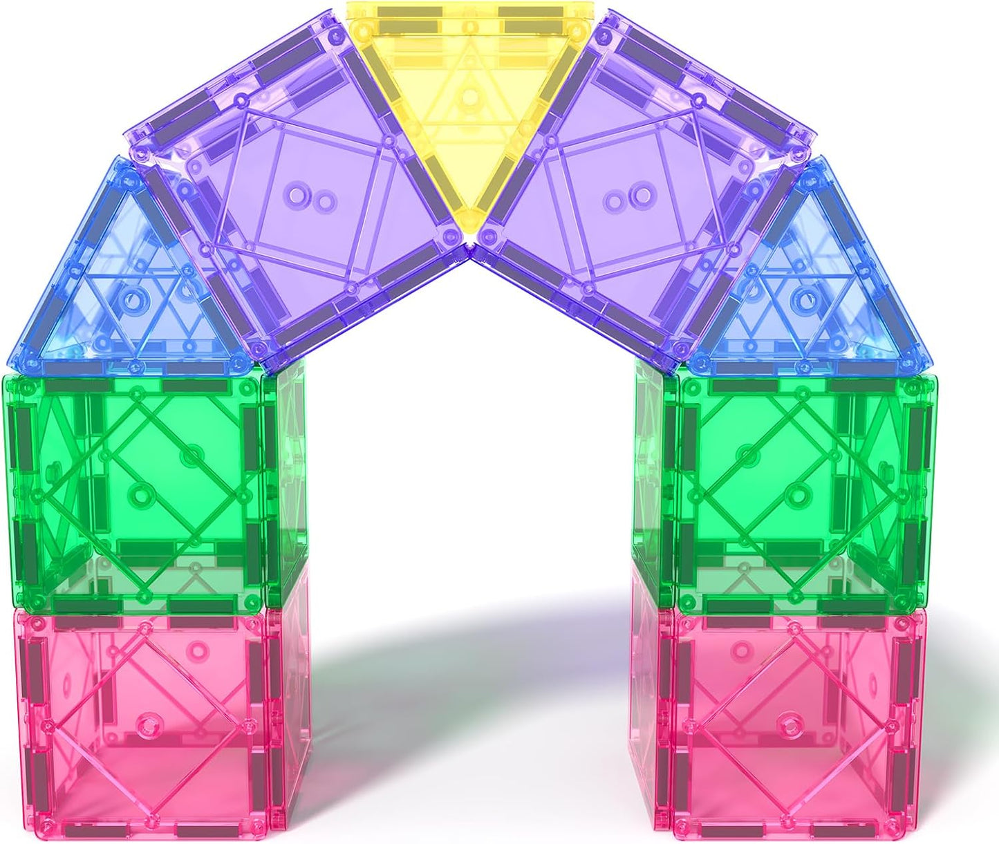 Soyee Magnetic Tiles Toddler Toys Magnetic Building Blocks for Kids Ag