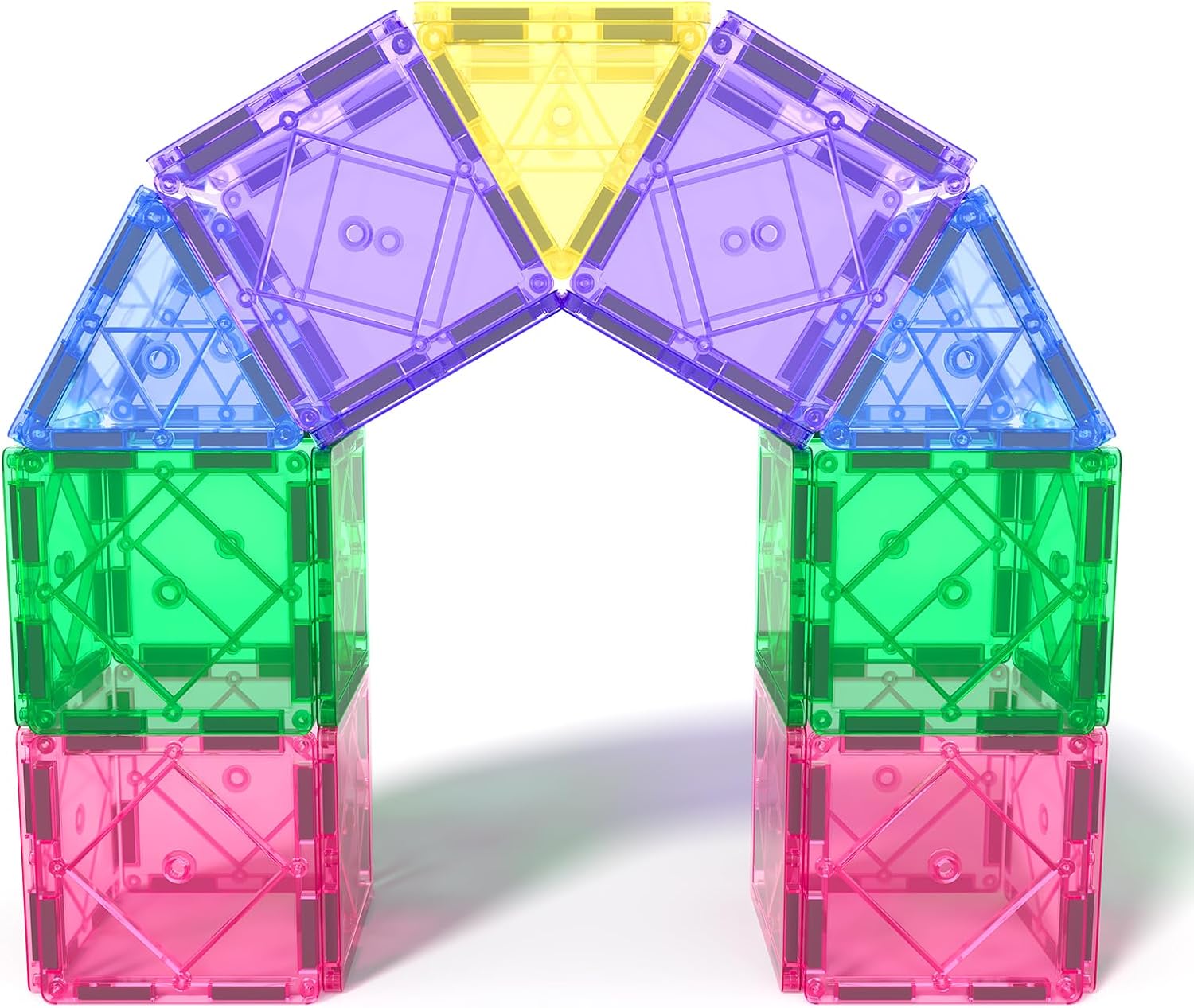 Soyee Magnetic Tiles Toddler Toys Magnetic Building Blocks for Kids Ag