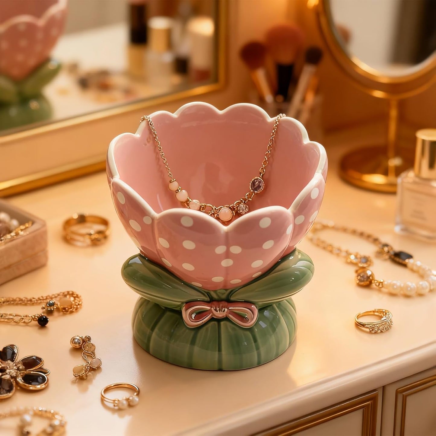 Flower Bouquet Planter Resin Molds, Floral Pen Container Makeup Organizer Candle Jar Silicone Molds, Epoxy Resin Casting Mold for Handmade & DIY Crafts, Perfect for Birthday Women Gift Home Decor