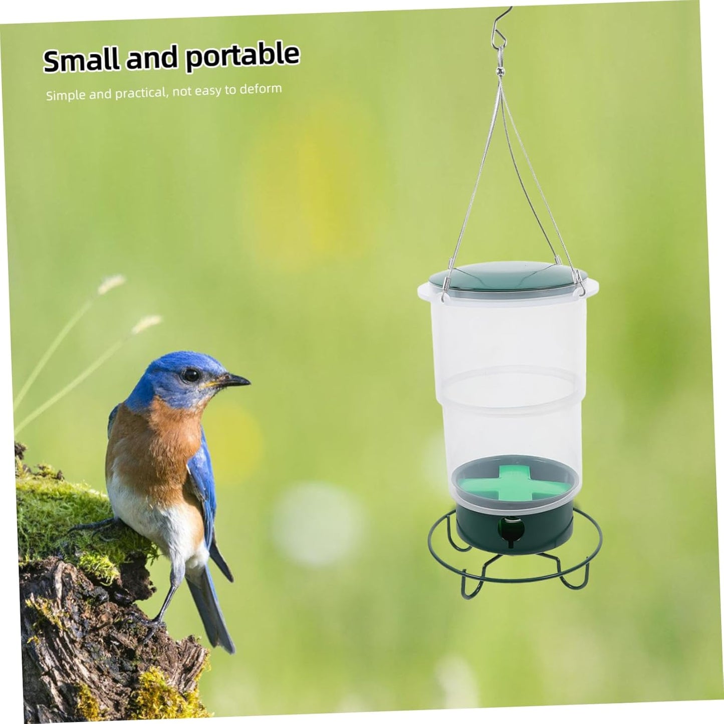 Milisten Garden Hummingbird Feeder with Decorative Durable Hanging Typ