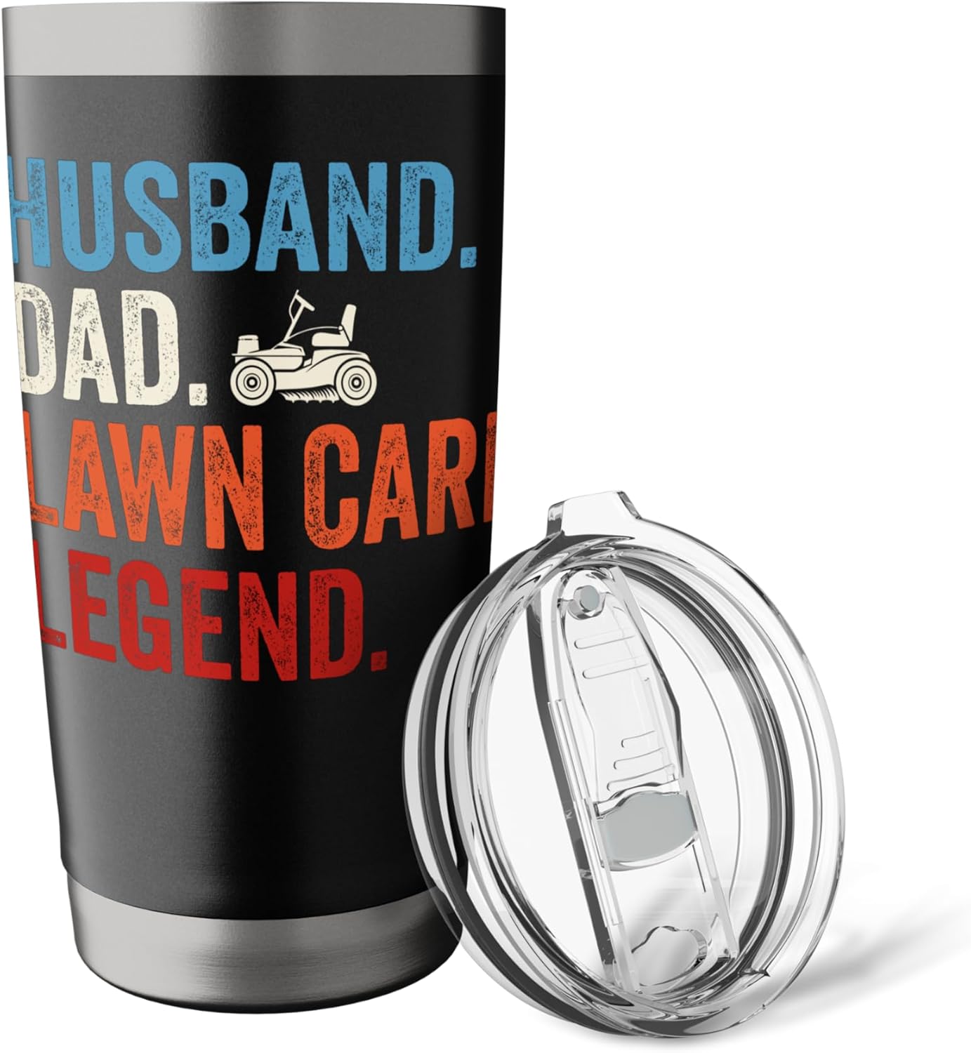 Husband Dad Lawn Care Legend Stainless Steel Insulated Tumbler