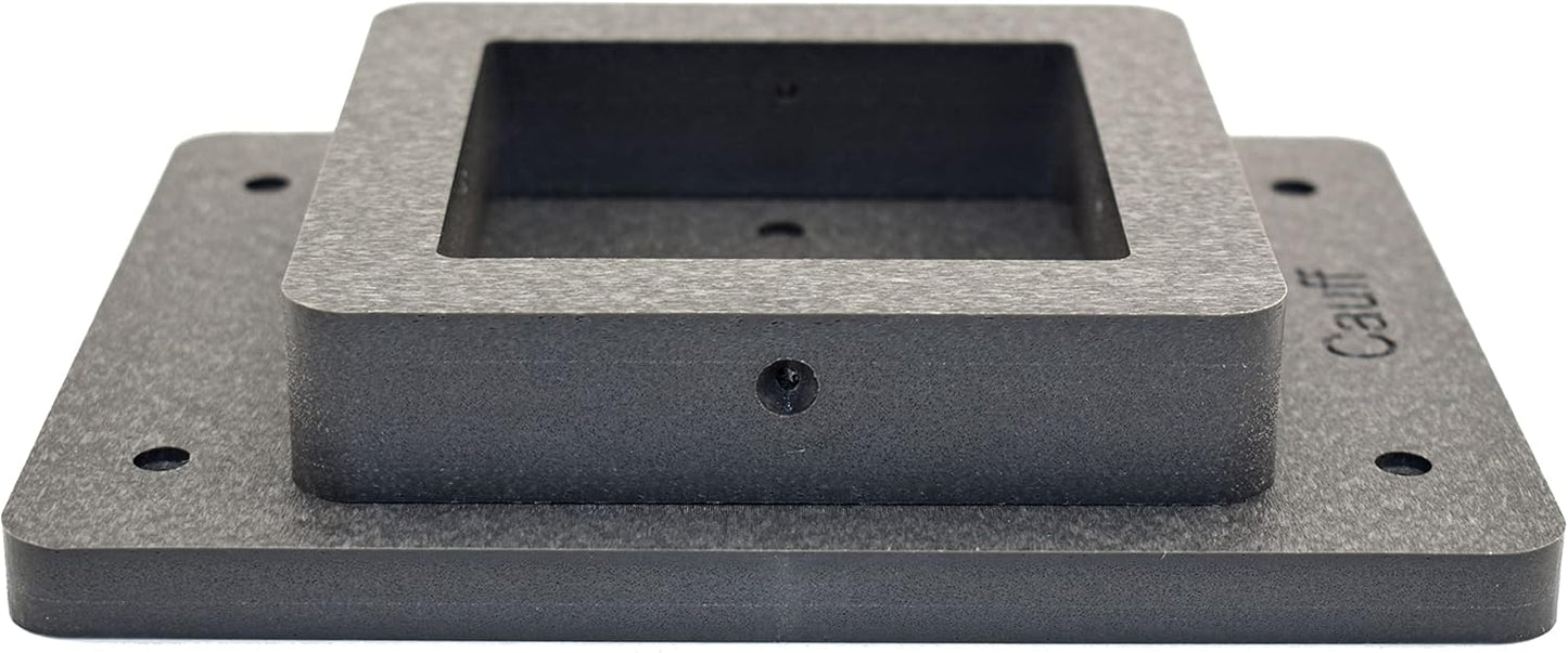 Post Mount Adapter for 4x4 Post, Bird House, Mailbox, Stainless Steel Hardware Included