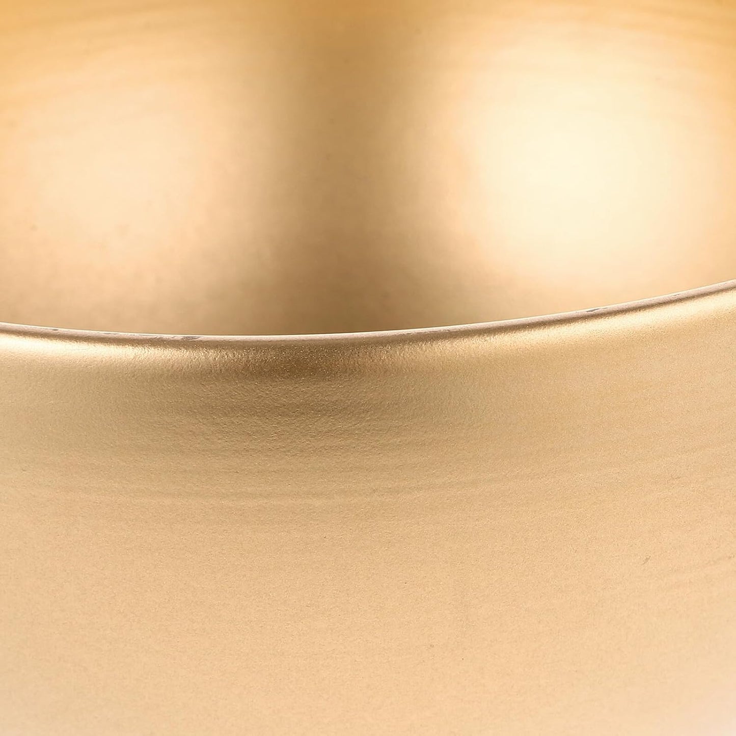 Metal Decorative Vase Small Gold Metal Planter Bowl Shape Vintage Styl