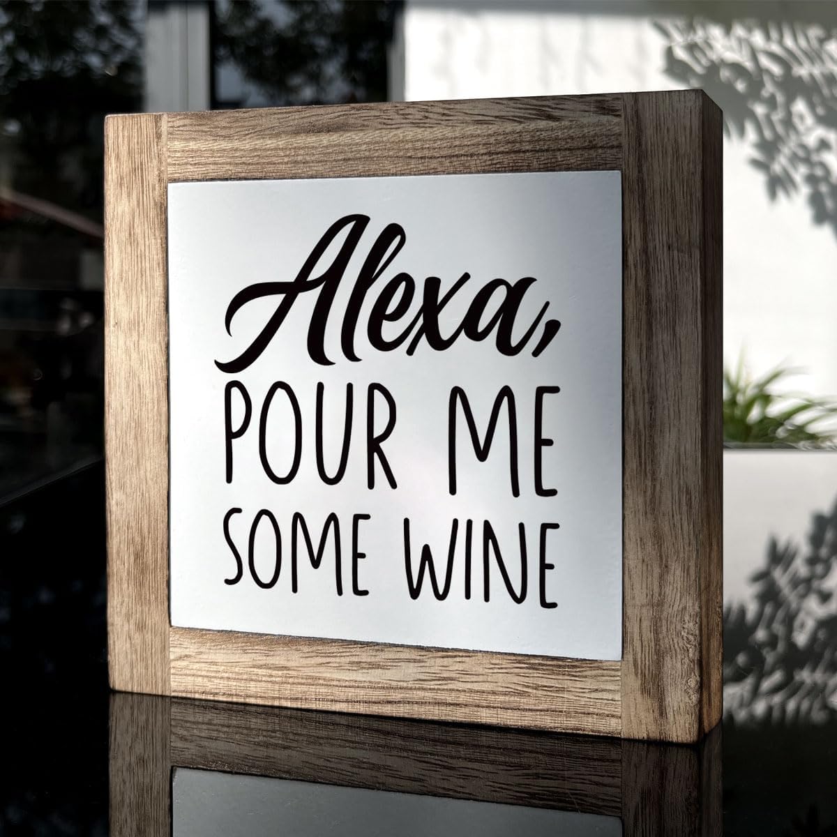 Kitchen Decor, Wooden Box Signs for Home Decor, Home Bar Decortion, Fa