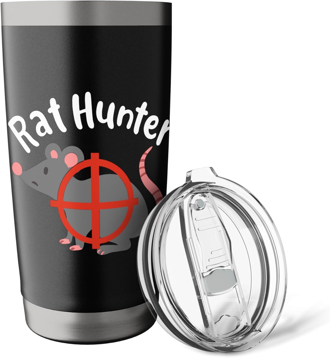 Rat Hunter Pest Control Rodent Exterminator Pest Management Stainless Steel Insulated Tumbler