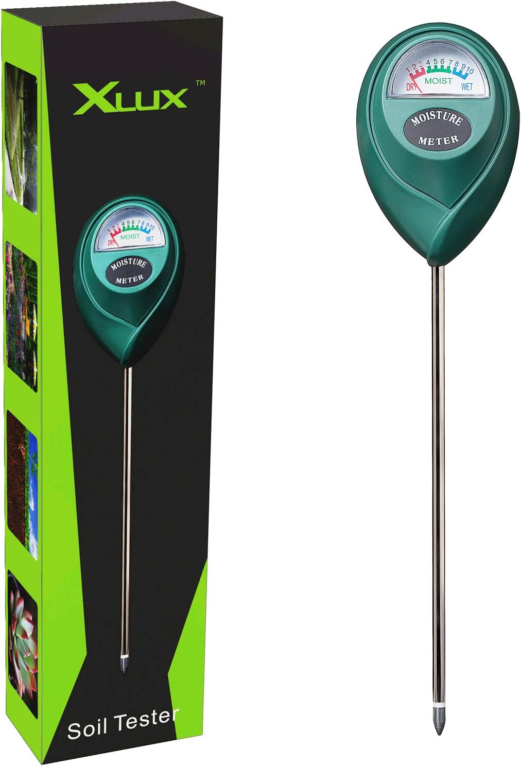 XLUX Soil Moisture Meter, Plant Water Monitor, Hygrometer Sensor for G