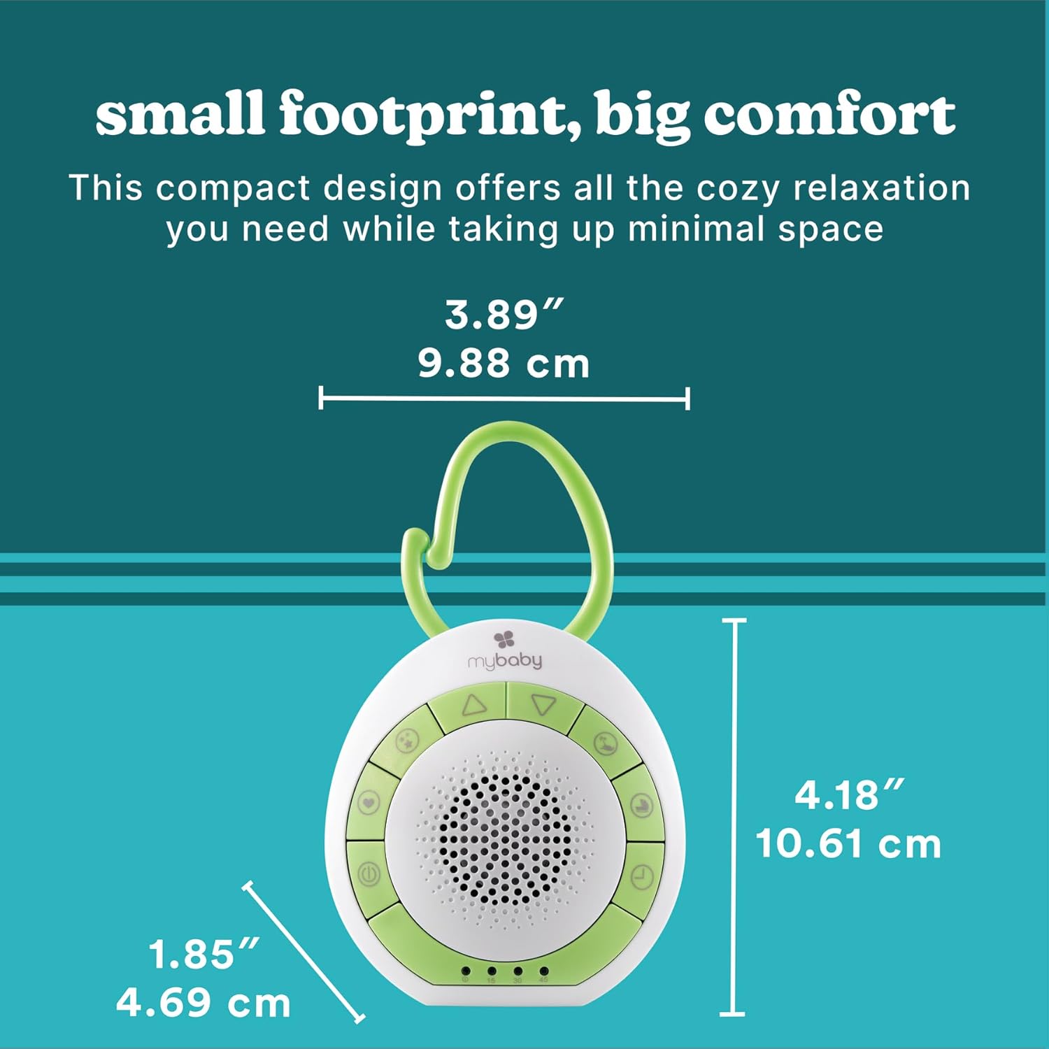 MyBaby Baby Sound Machine - White Noise Sound Machine for Baby, Travel