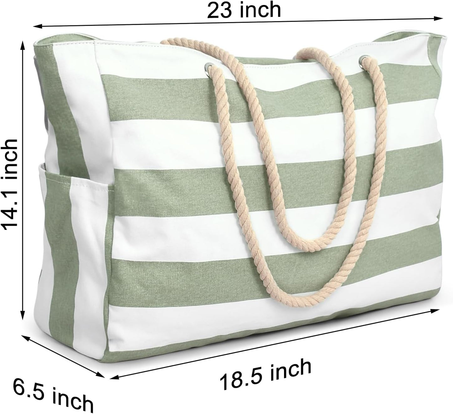 Becokan Beach Bags for Women Large Waterproof Beach Tote Bag Zipper Beach Bags Waterproof Sandproof Swim Pool Bag Large Tote