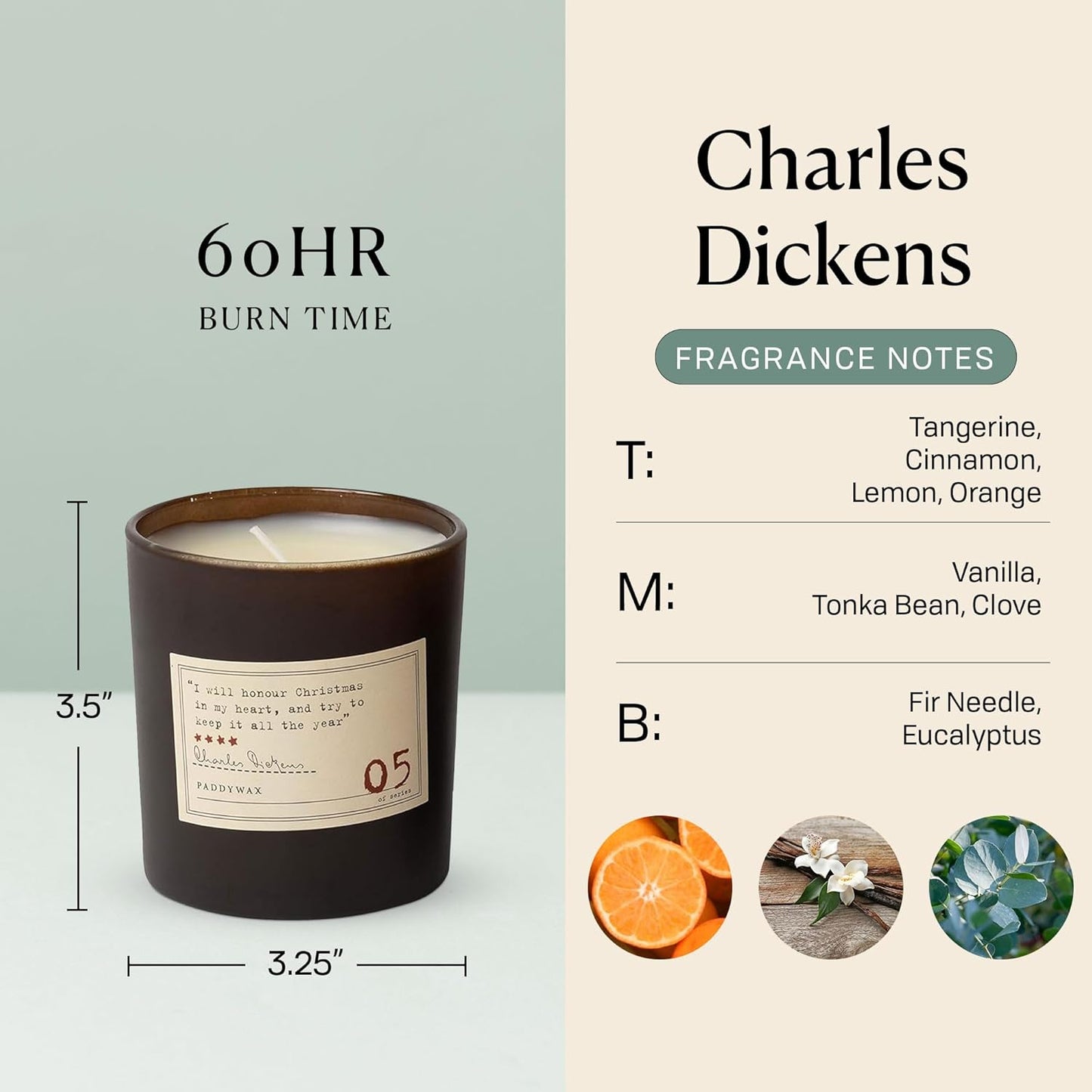 Paddywax Candles Library Dickens