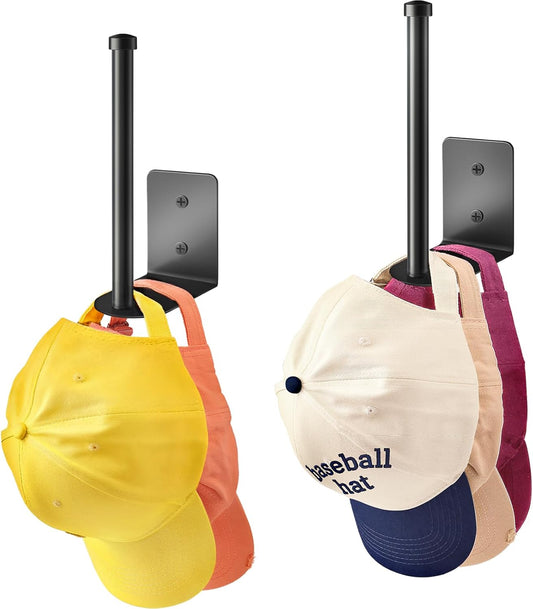 STYLISHT RV Essentials Hat Organizer: Camper Accessories 2 Pack - Hat Rack for RV Accessories Lovers - Perfect for Camper Accessory and Home Organization - Hat Rack for Wall