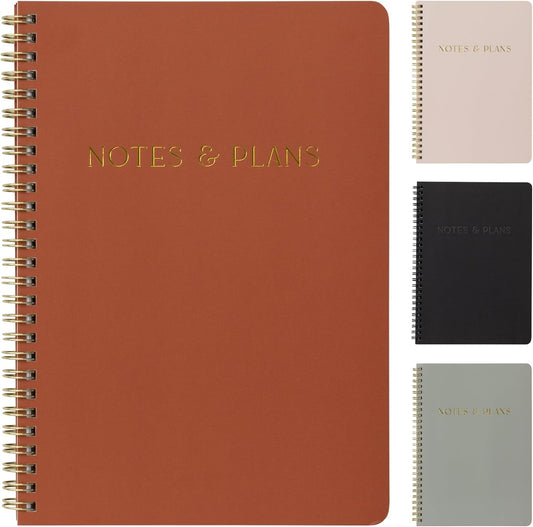 Beautiful Daily Planner And Notebook With Hourly Schedule - Aesthetic 