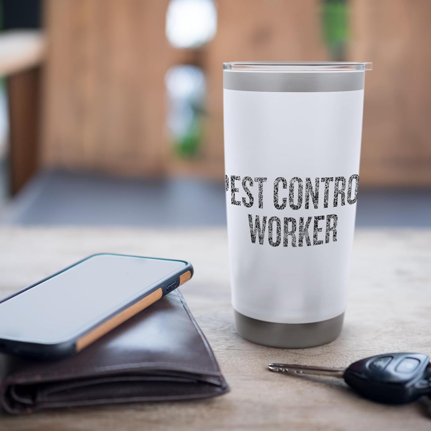 Pest Control Worker Career Seasoned Professional Vintage Stainless Steel Insulated Tumbler