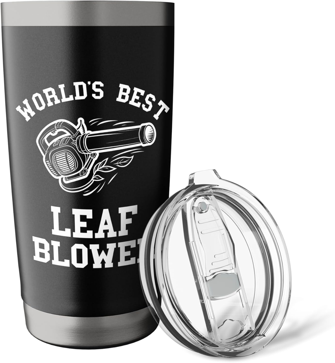 Leaf Blower Mens Funny Kids Lawn Care Yard Leaves Landscaper Stainless Steel Insulated Tumbler