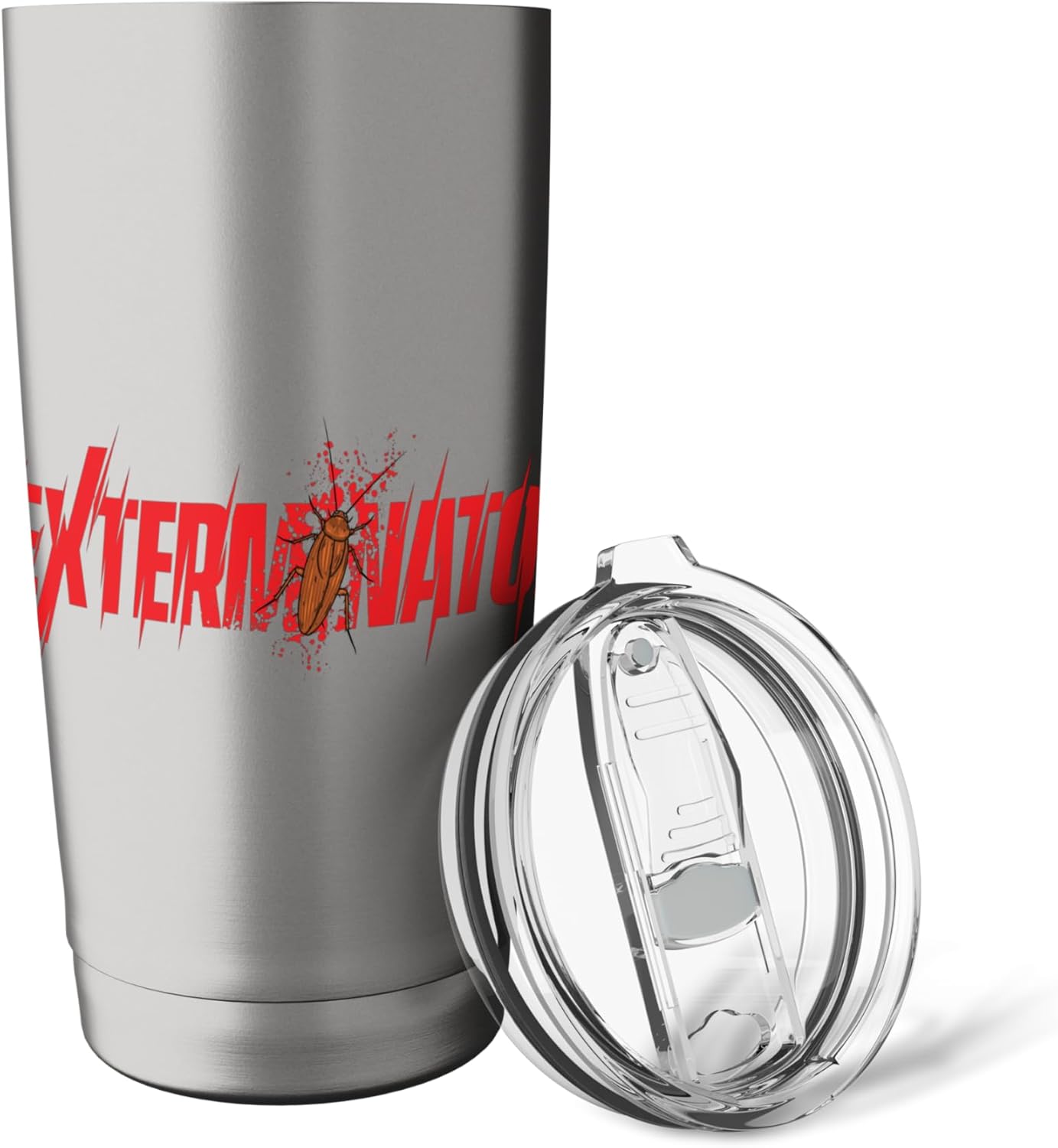 Exterminator - Pest Control Worker Termites Bed Bugs Mice Stainless Steel Insulated Tumbler