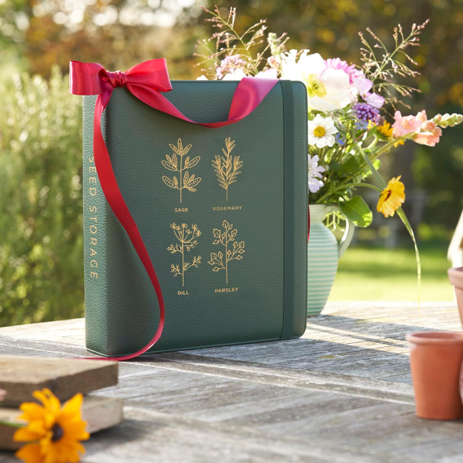 Seed Storage Organizer Binder - Seed Packet Organizer with 50 Pack She
