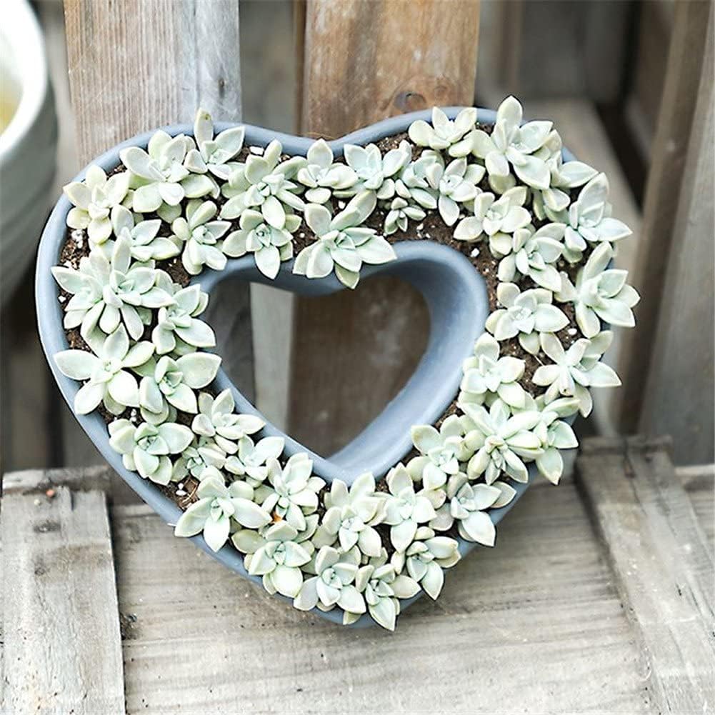 Silicone Concrete Flower Pots Molds,Silicone Planter Molds I Love U Design Succulent Plant Flowerpot Moulds Cement Clay Molds DIY Handcraft Decoration Tool