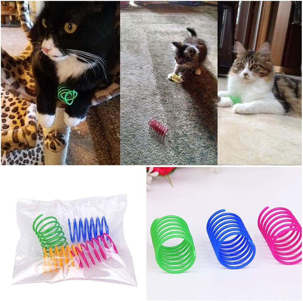Andiker Interactive Cat Spiral Creative Spring Toy to Kill Time and Ke