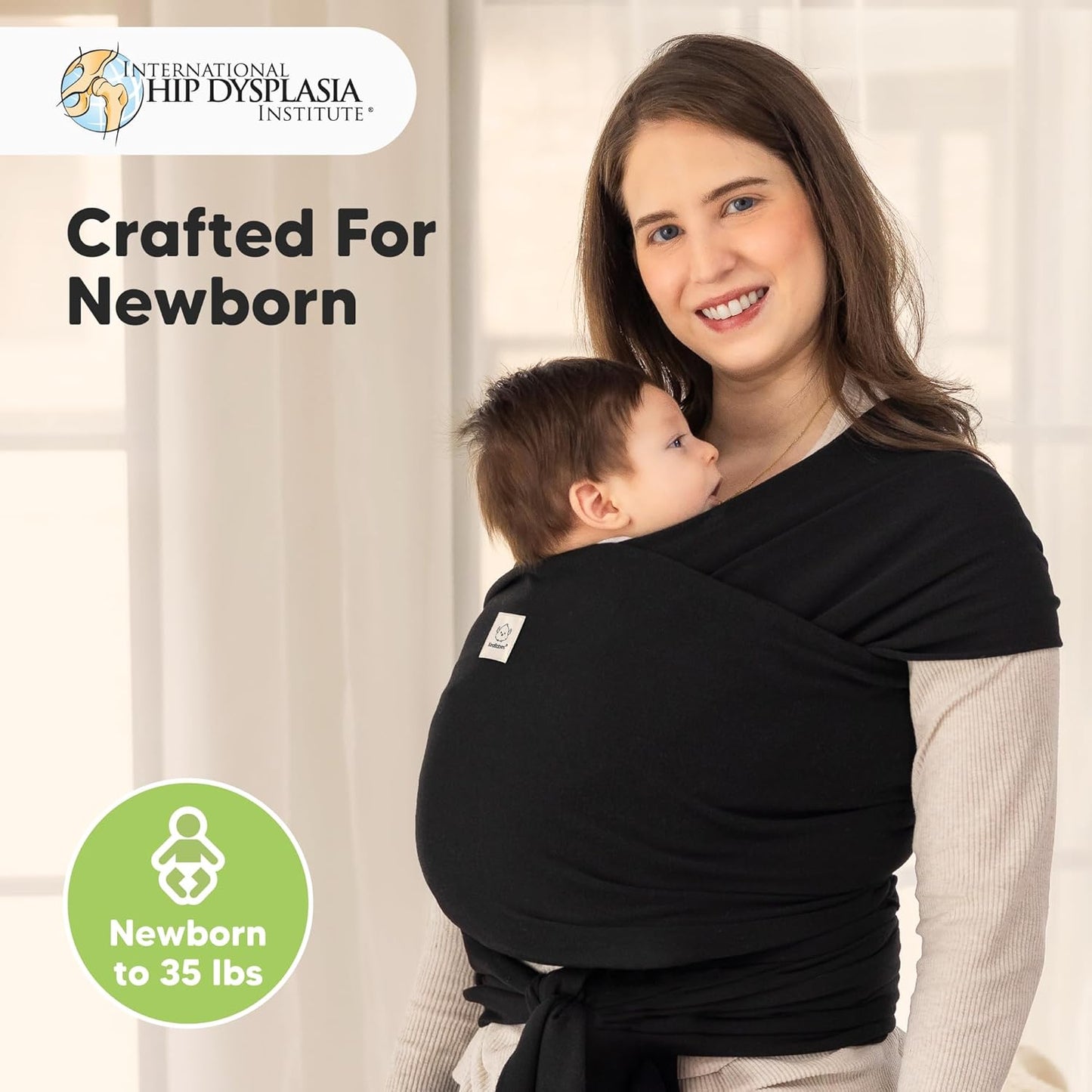 KeaBabies Baby Wrap Carrier - All in 1 Original Baby Carrier Newborn t