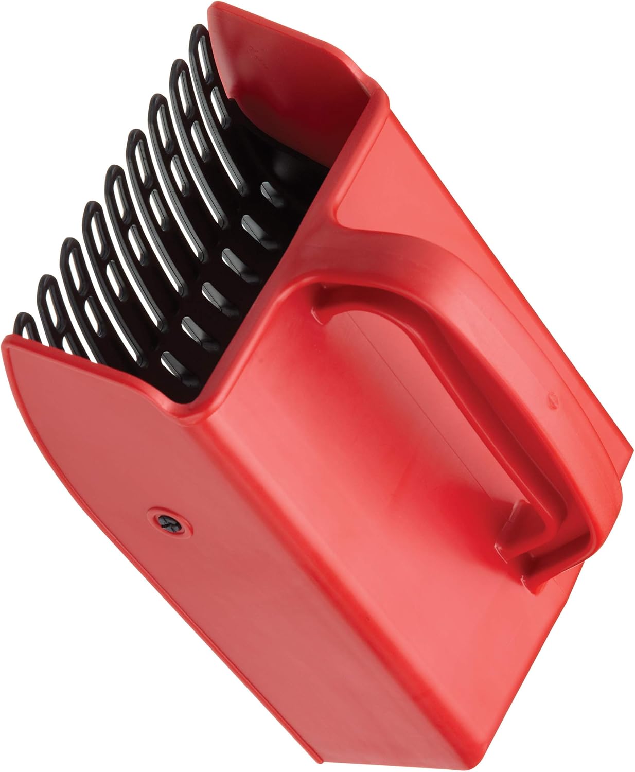 Linden Sweden Jonas Berry Picker Tool - Plastic Rake Comb for Blueberries, Lingonberries, and Huckleberries - Won't Damage Fruit or Plants, Protects Hands from Thorns - BPA-Free, 8.5 x 5.5", Red
