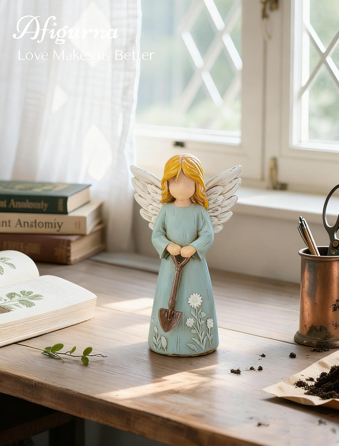Gardening Gifts for Women: Gifts for Gardeners Woman - Garden Angel Figurine Gifts for Plant Lover - Gardening Angel Decor Gifts for Best Friends Grandma Mom Sister Christmas Birthday