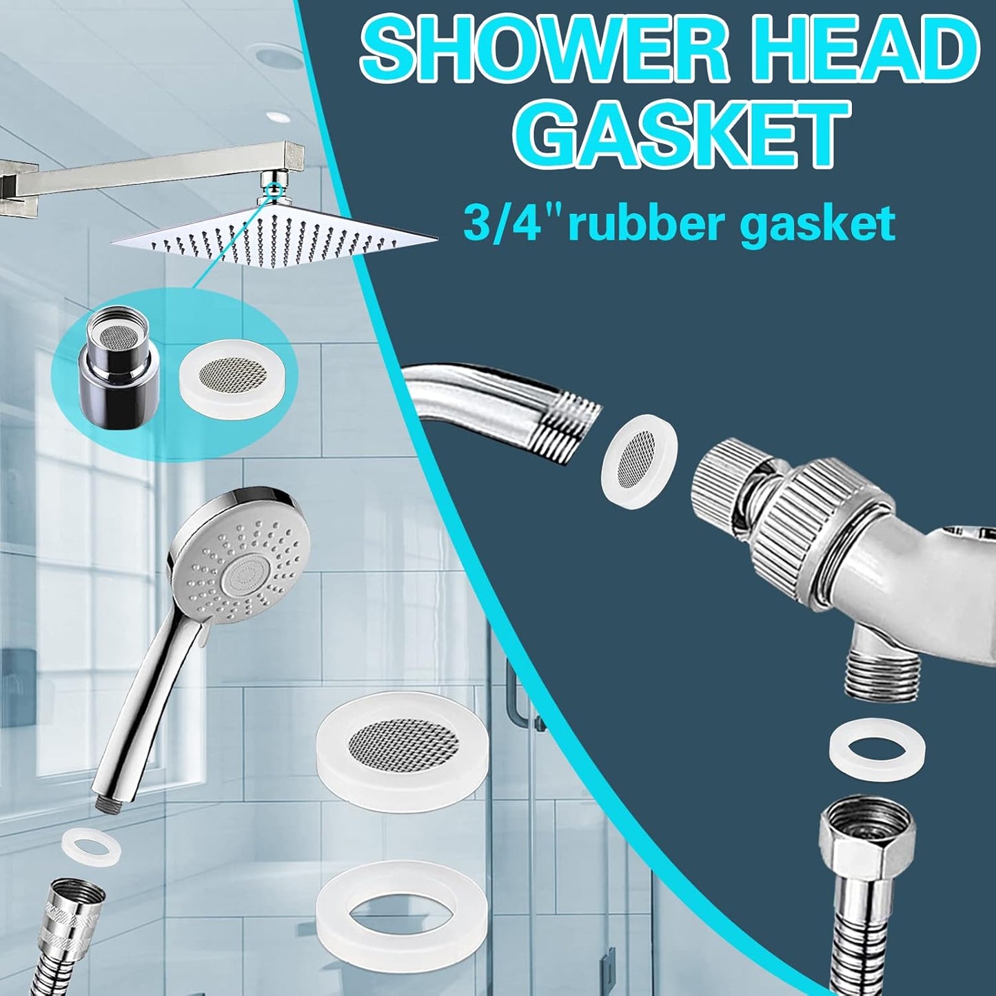 KEZE 233 Pcs Plumbing and Faucet Washers Assortment Kit for Assorted S