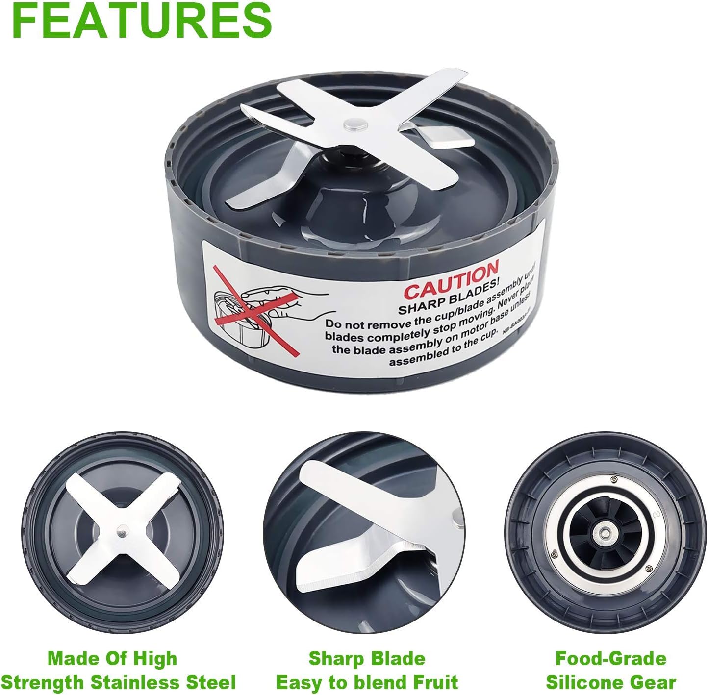 Replacement Extractor Blade, Fit for NutriBullet 600w/ 900w Pro Series