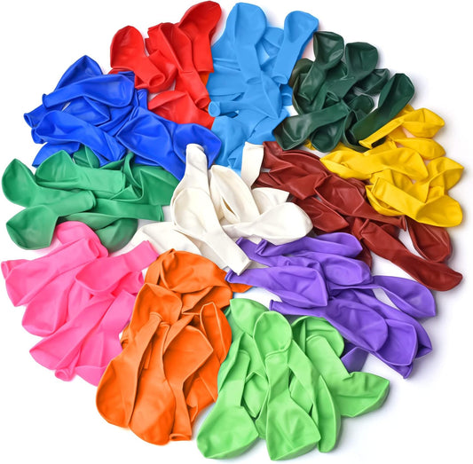 Thickened balloons, 120 PCS Balloons Assorted Colors, Latex Balloons f