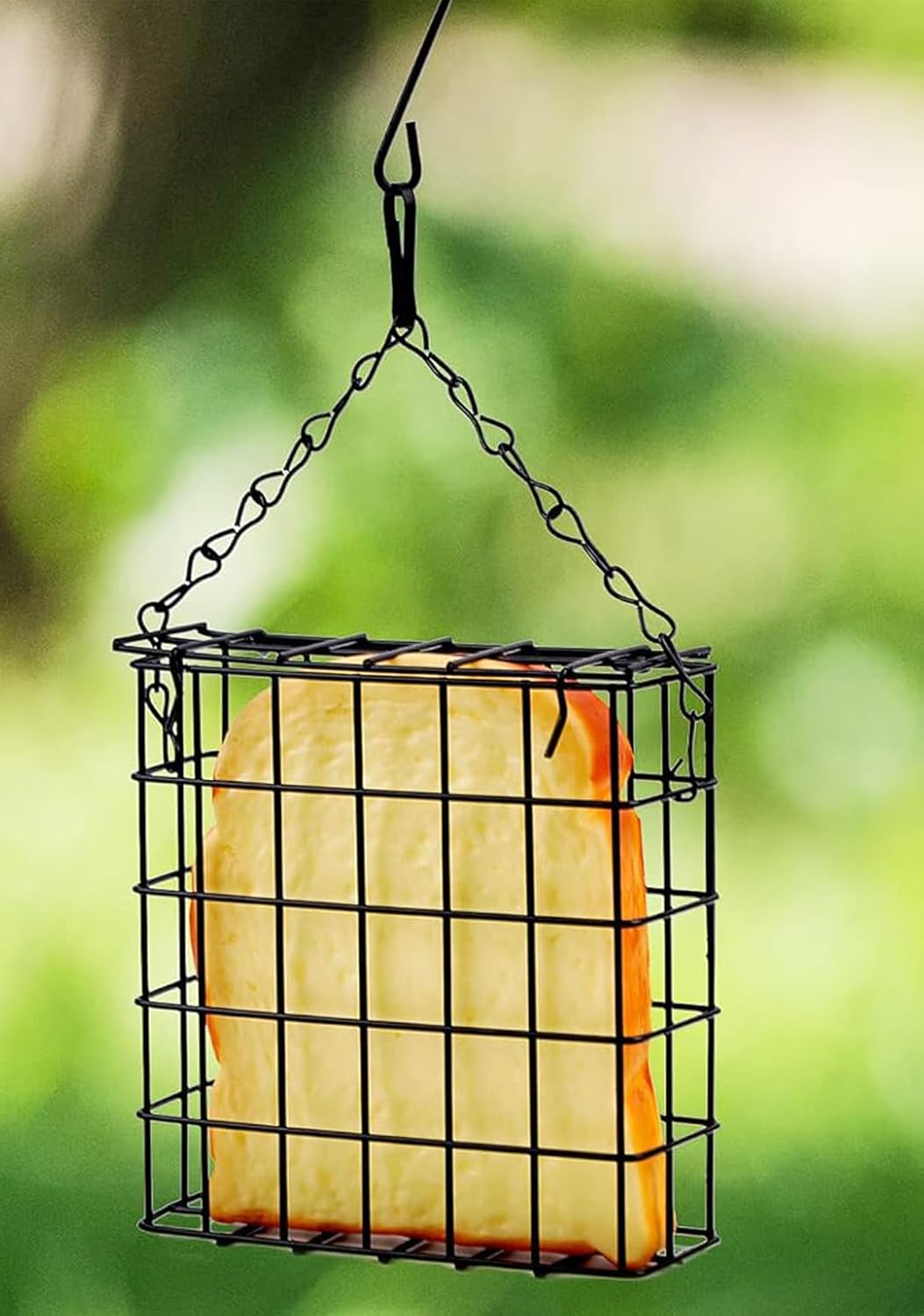 Two of Durable Outdoor Garden Yard Patio Suet Bird Parrot Easy Open Re