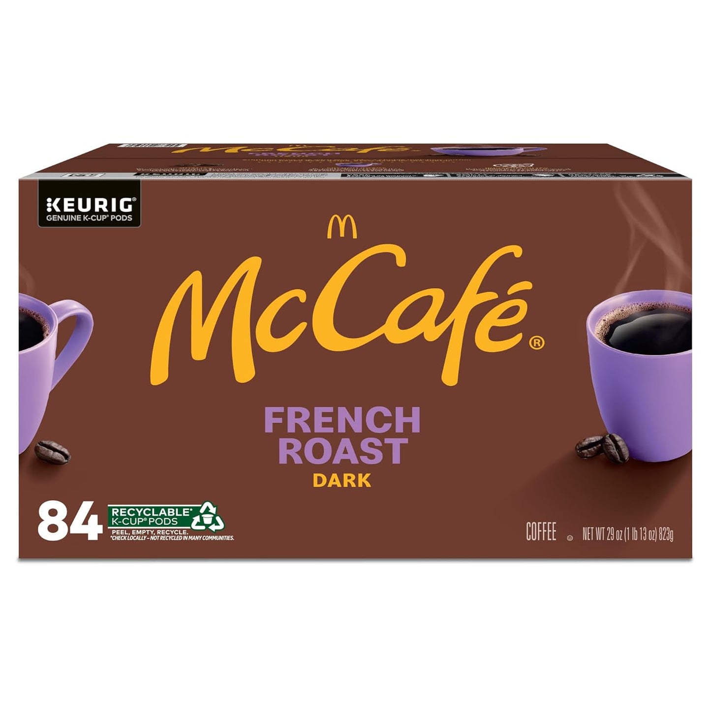 McCafe French Roast, Keurig Single Serve K-Cup Pods, Dark Roast Coffee