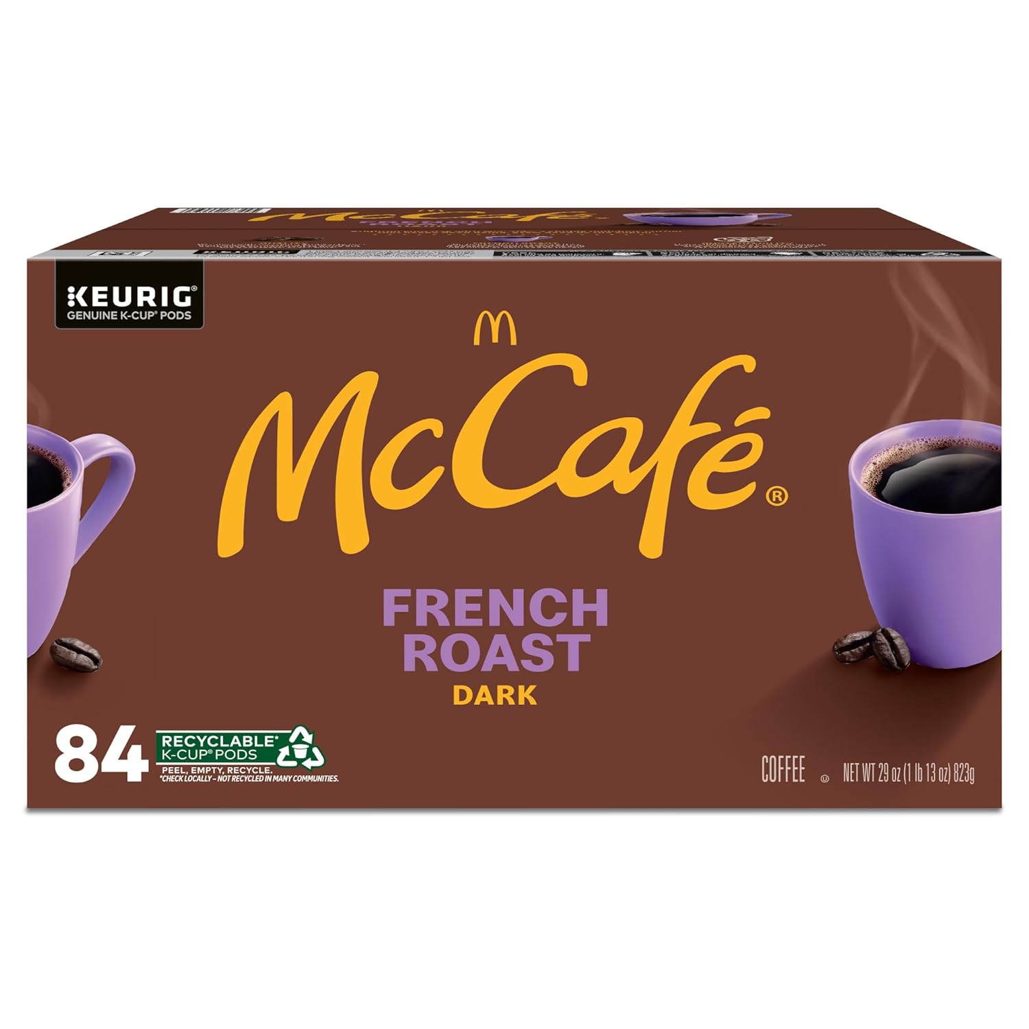 McCafe French Roast, Keurig Single Serve K-Cup Pods, Dark Roast Coffee
