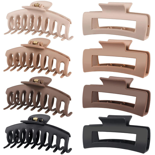 LuSeren Hair Clips for Women 4.3 Inch Large Hair Claw Clips for Women 
