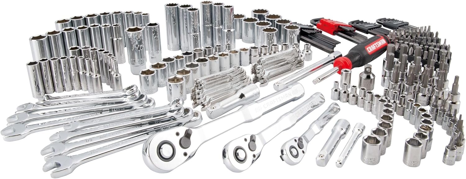 CRAFTSMAN 230 Pcs Mechanics Tool Set, Socket Wrench Set, Car Tool Kit 