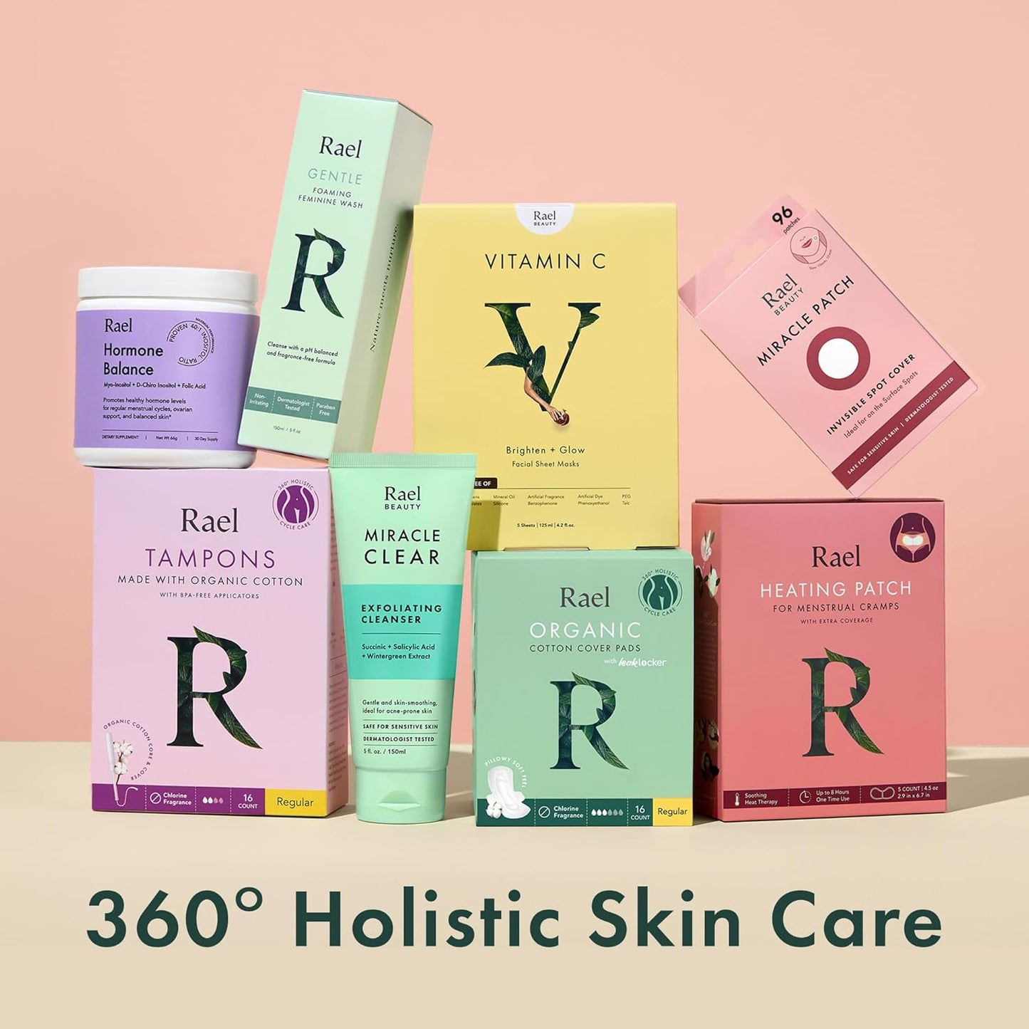 Rael Face Mask Skin Care, Collagen Face Masks - Bamboo Facial Sheet Ma