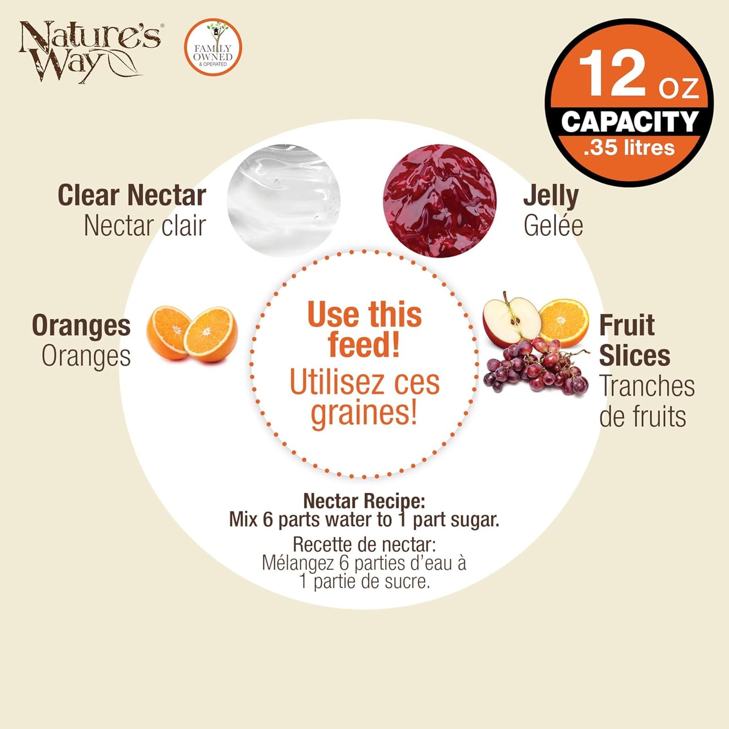 Nature’s Way Multi-Station Oriole Feeding Center with Ant Moat & Weath